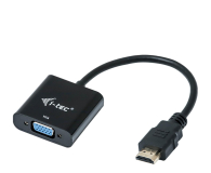 Przejściówka i-tec Adapter kablowy HDMI - VGA Cable FULL HD 60 Hz Audio 15 cm